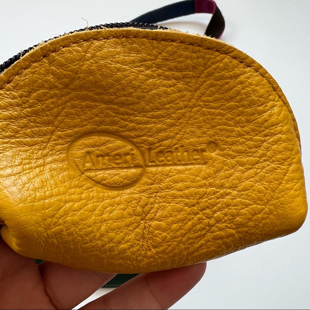 Ameri Leather Taura Crossbody Bag Multicolor Genu… - image 5